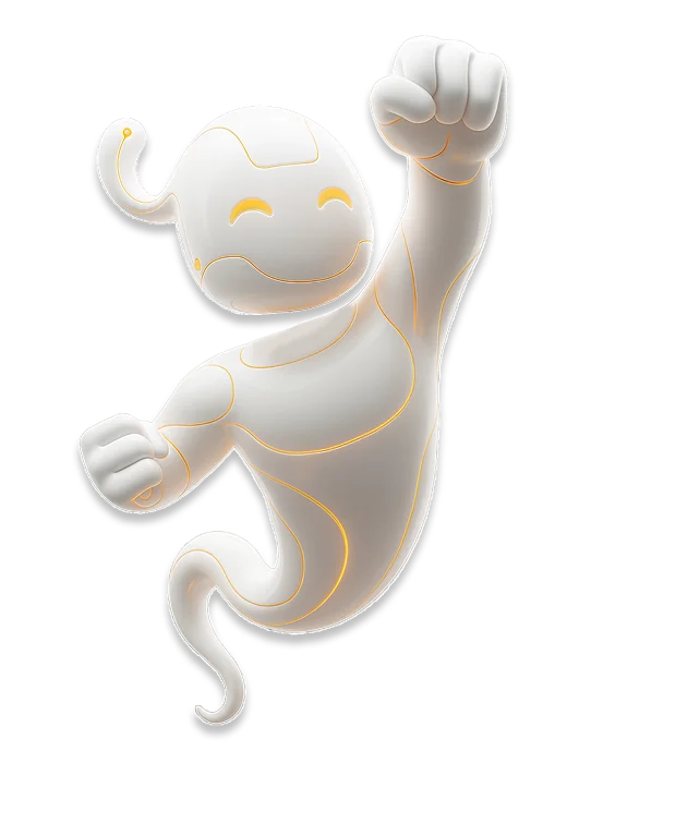 IPO Genie robot mascot